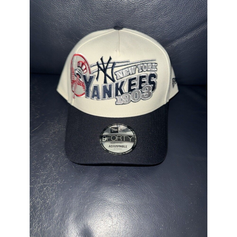 New York Yankees New Era 9FORTY Snapback Baseball Cap hat A-Frame
